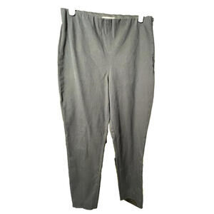 Everlane Women’s Size 28/6 Black Side‑Zip Crop Ankle Work Pants – Pull‑On